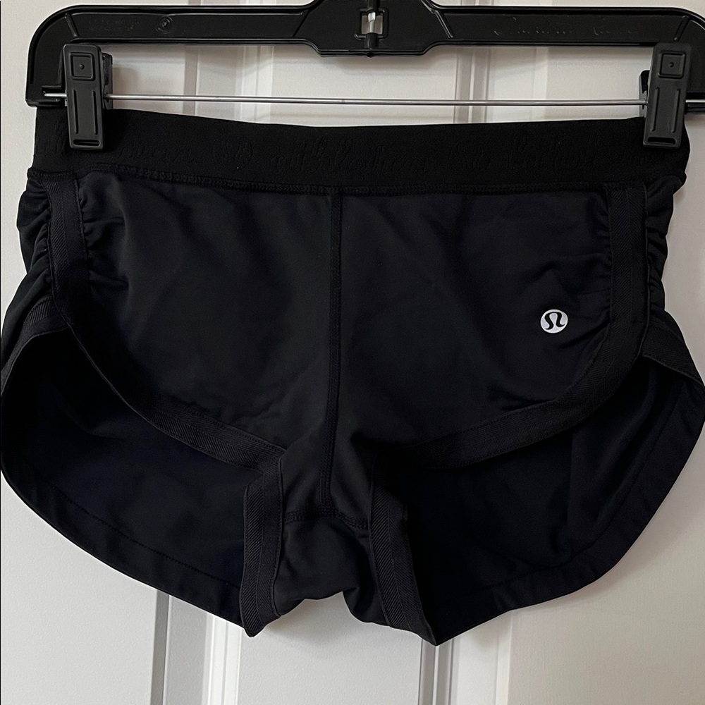 lululemon athletica Women's Midnight Black Athletic Shorts